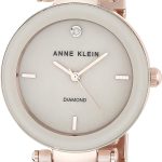 Anne Klein Women's Genuine Diamond Dial Ceramic Bracelet Watch